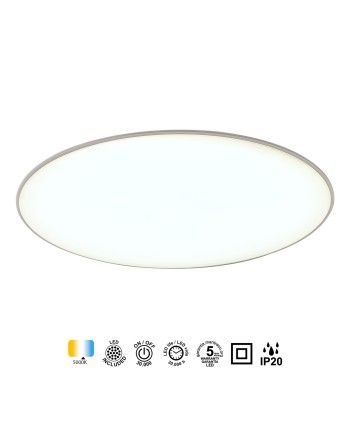SLIM * PLAFÓN LED 46 CM - 5000K - BLANCO